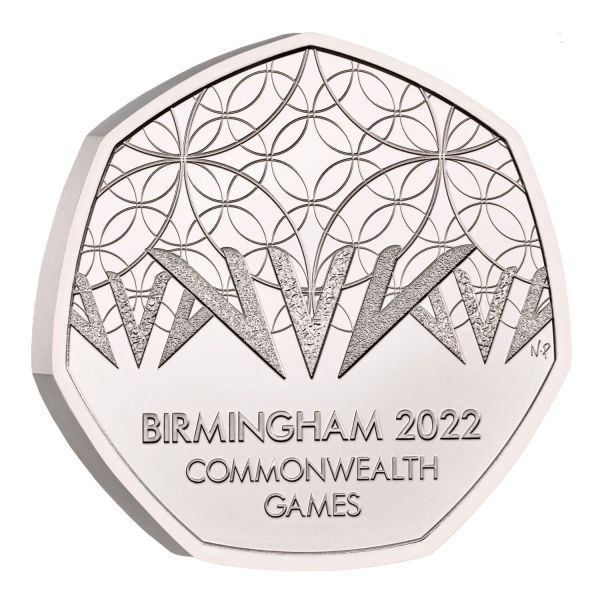 50 Pence GB The Commonwealth Games 2022 CuNi St