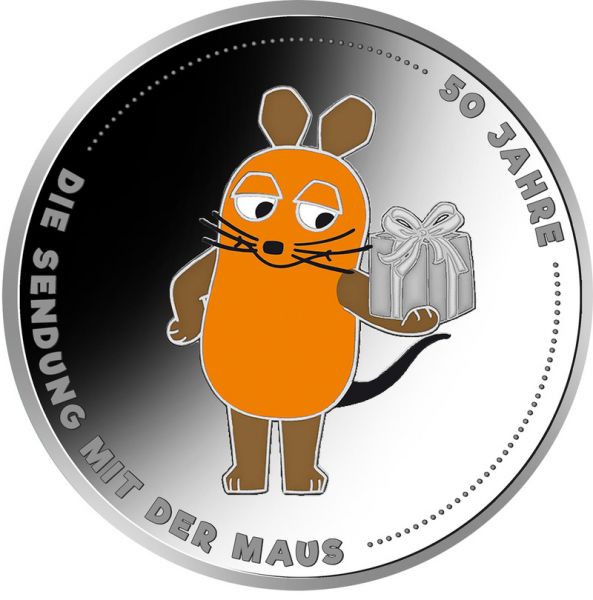 20 Euro DE 50 Jahre Sendung mit der Maus 2021 Silber PP -A-