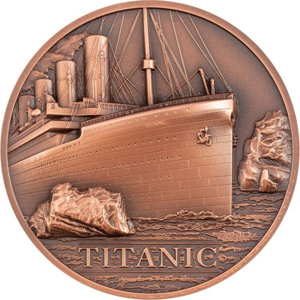 1 Dollar Cook Islands Titanic 2022 Kupfer AF