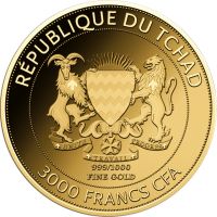 Vorschau: 3.000 Francs Tschad Clownfisch Coincard Gold Vorschau: 3.000 Francs Tschad Clownfisch Coincard Gold