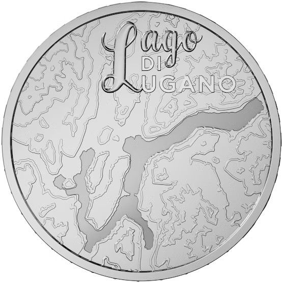 20 CHF Schweiz Luganersee 2025 Silber St