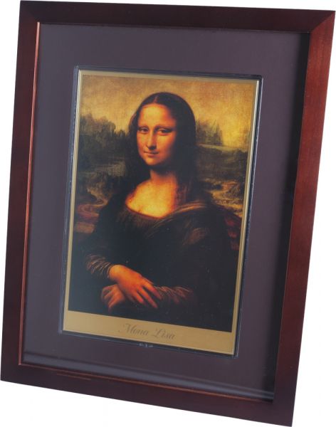 10.000 Francs Tschad Leonardo Da Vinci Mona Lisa im Rahmen