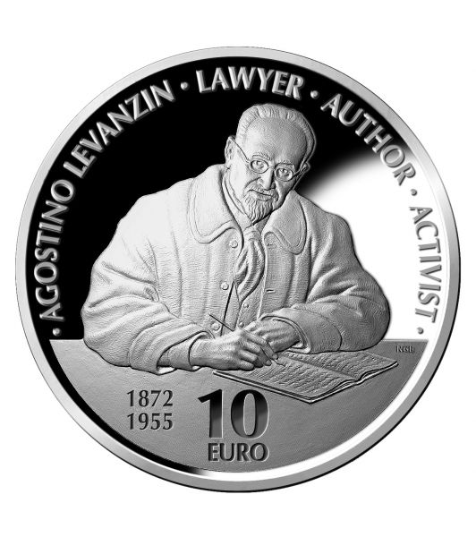 10 Euro Malta 150. GB. Agostino Levanzin 2022 Silber PP