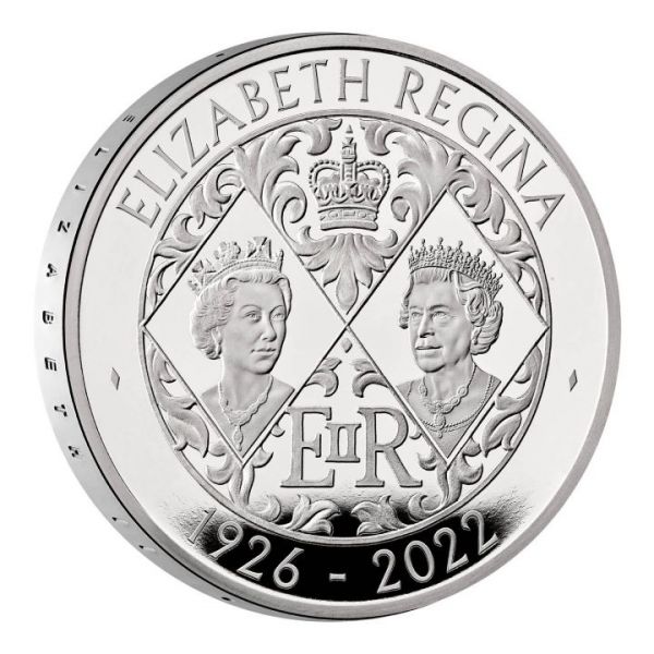 5 Pfund GB Ihre Majestät Königin Elizabeth II. 2022 Ag PP