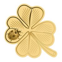 3.000 Francs Tschad Kleeblatt Shape Gold 3.000 Francs Tschad Kleeblatt Shape Gold