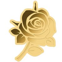 3.000 Francs Tschad Rose Shape Gold 3.000 Francs Tschad Rose Shape Gold
