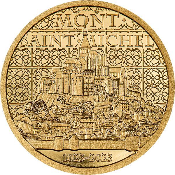 5 Dollars Cook Islands Mont-Saint-Michel 2023 Gold PP