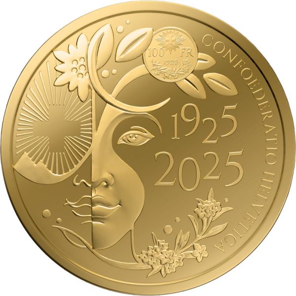 100 CHF 100 Jahre 100-Franken Vreneli Gold 2025 PP