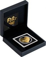 Vorschau: 3.000 Francs Tschad Markus Herzform Gold Vorschau: 3.000 Francs Tschad Markus Herzform Gold