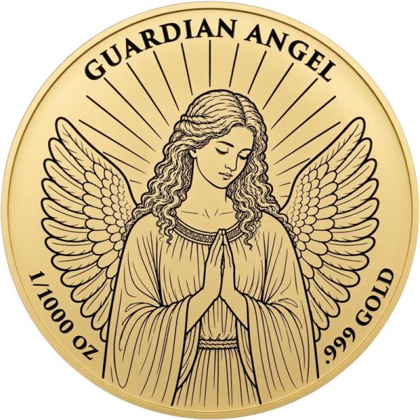 12 Dollars LBR Schutzengel 1/1000 oz Au 2027