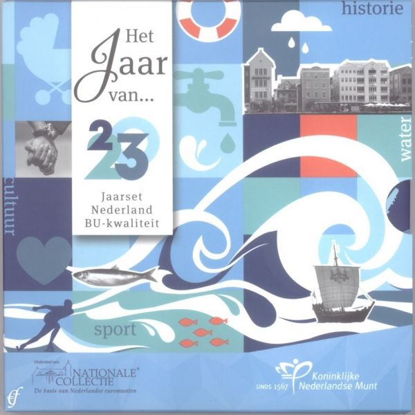 3,88 Euro Niederlande Wasser KMS 2023 CN St
