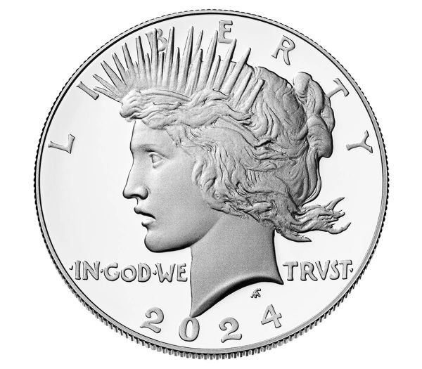 1 Dollar USA Peace Dollar 2024 Silber PP