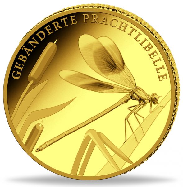 Deutschland Wunderwelt Insekten - Prachtlibelle 2023 Gold