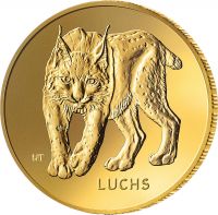 20 Euro Deutschland Luchs 2025 Gold St 1/8oz 20 Euro Deutschland Luchs 2025 Gold St 1/8oz