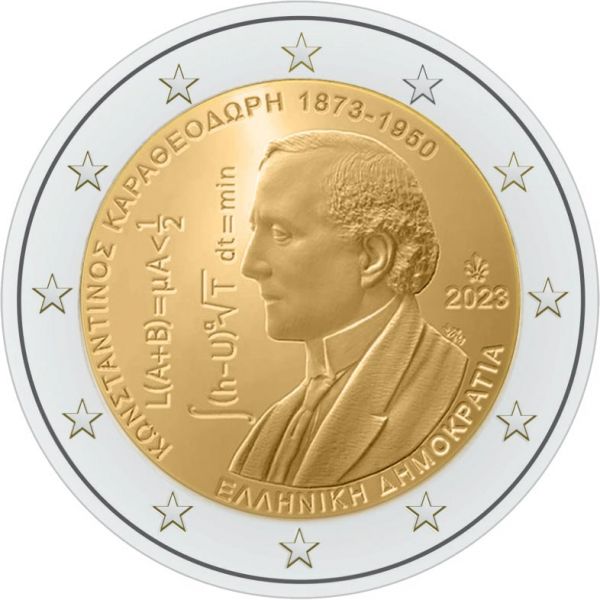 2 Euro Griechenland Constantin Carathéodory 2023 CuNi bfr