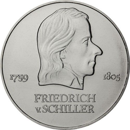 20 Mark DDR Friedrich v. Schiller 1972 Cn St