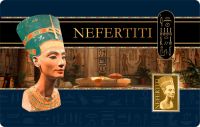 3.000 Francs Tschad Nefertiti Coincard Gold 3.000 Francs Tschad Nefertiti Coincard Gold