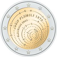 2 Euro Slowenien 150. Geburtstag v. Josip Plemelj 2023 CuNi bfr 2 Euro Slowenien 150. Geburtstag v. Josip Plemelj 2023 CuNi bfr