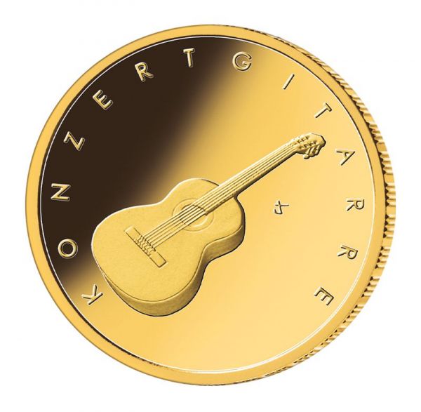 50 Euro DE Konzertgitarre 2022 Gold St 1/4oz