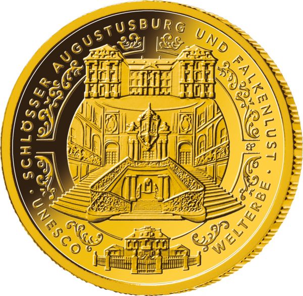 100 € DE "UNESCO Augustusburg und Falkenlust Brühl" 2018 Au St