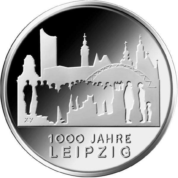 10 € DE "1000 Jahre Leipzig" 2015 CN St