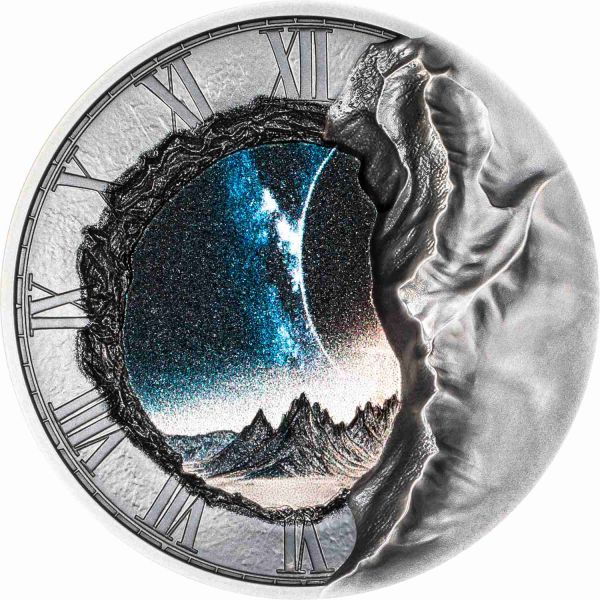 10 Dollars Cook Islands Portal of Time 2025 Silber Antik Finish