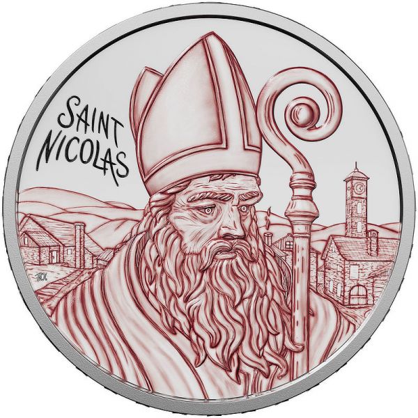 20 CHF Schweiz Sankt Nikolaus 2024 Silber PP