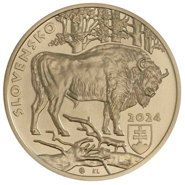 5 Euro Slowakei Flora & Fauna - Bison 2024 CN St