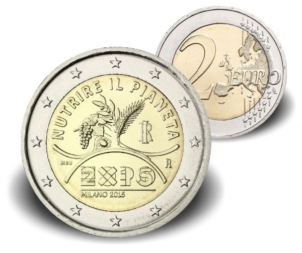 2 € Italien "Expo Mailand" 2015 CN-Blister- St