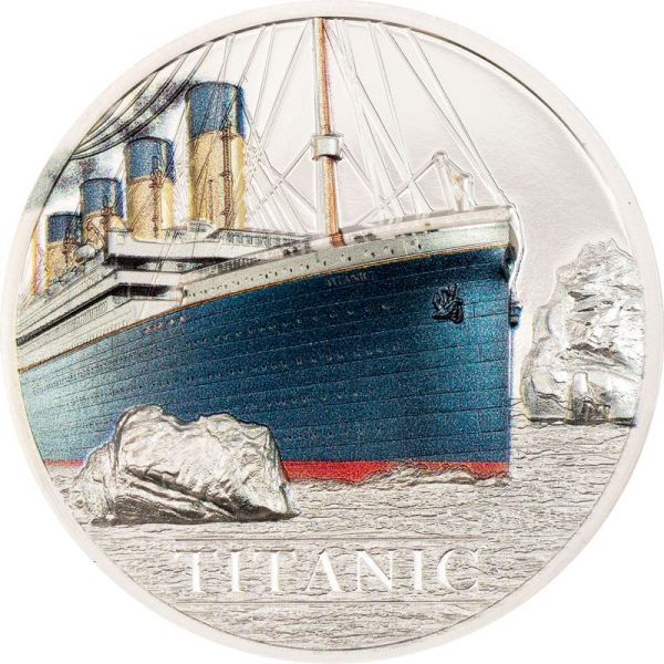 5 Dollars Cook Islands Titanic 2022 Silber PP