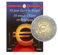 2 € Belgien 10 Jahre Euro 2012 CN St -Blister- 2 € Belgien 10 Jahre Euro 2012 CN St -Blister-