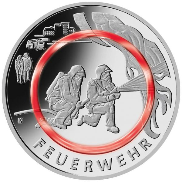 10 Euro Deutschland Feuerwehr 2023 CN St