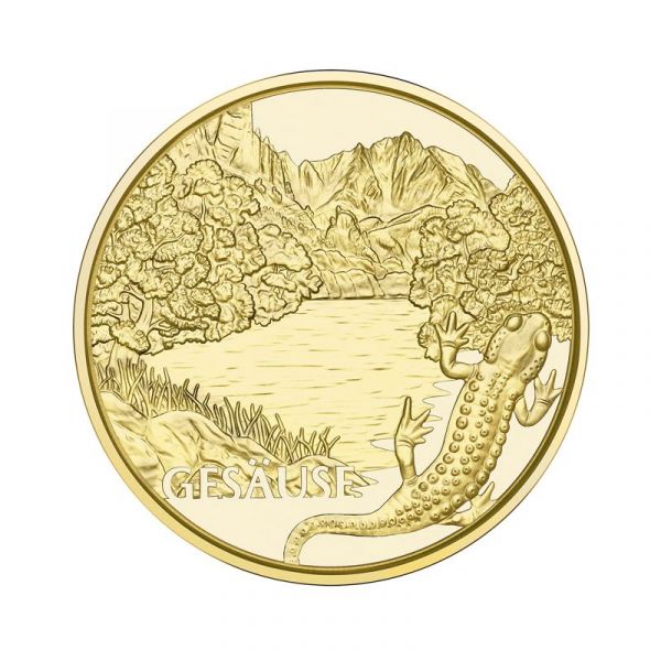 50 Euro Österreich Am wilden Wasser 2022 Gold PP