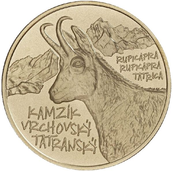 5 Euro Slowakei Flora & Fauna - Tatra Gams 2022 CN St