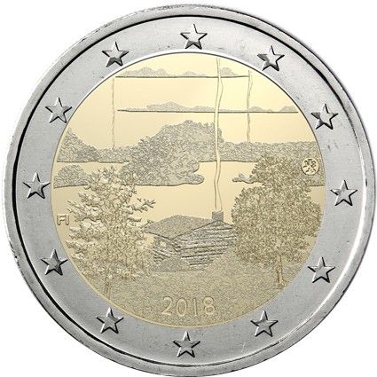 2 € Finnland "Finnische Sauna-Kultur" 2018 CuNi bfr