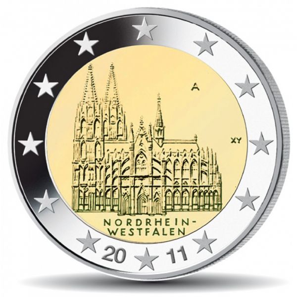 2 Euro Deutschland Nordrhein-Westfalen 2011 CN vz
