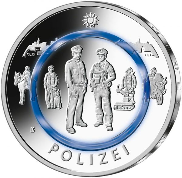 10 Euro Deutschland Polizei 2024 CN St