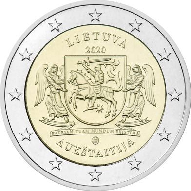 2 Euro Litauen Aukstaitja 2020 CN bfr