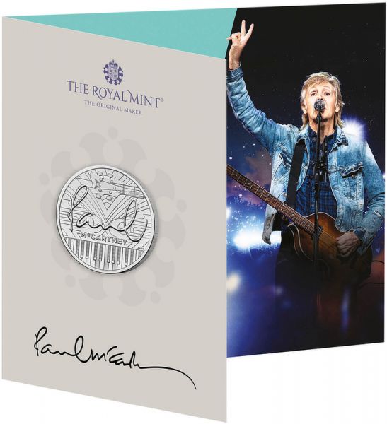 5 Pfund GB Paul McCartney - Musiklegenden 2024 CN St