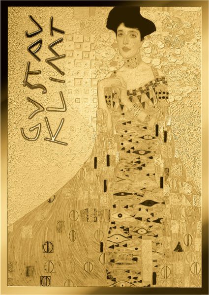 3.000 Francs Tschad Gustav Klimt III Adele Bloch-Bauer I Gold