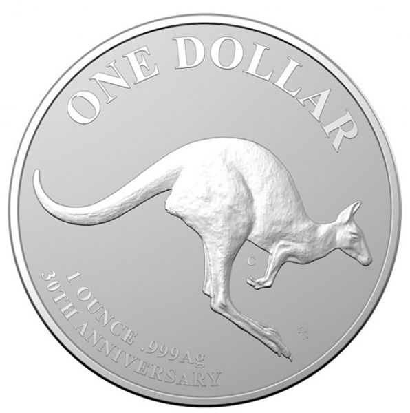 1 Dollar Australien RAM Känguru 2023 Slab Silber St