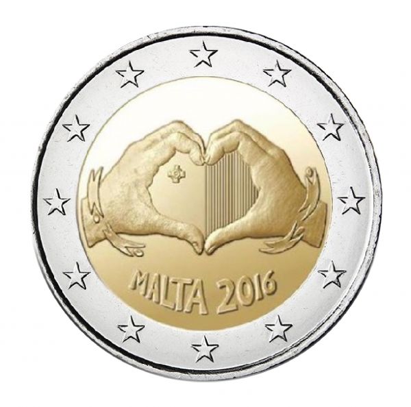 2 Euro Malta Liebe 2016 CN vz