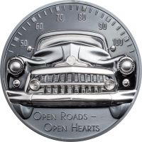 10 Dollars Cook Islands Classic Car - Open Roads 2021 Silber BP 10 Dollars Cook Islands Classic Car - Open Roads 2021 Silber BP