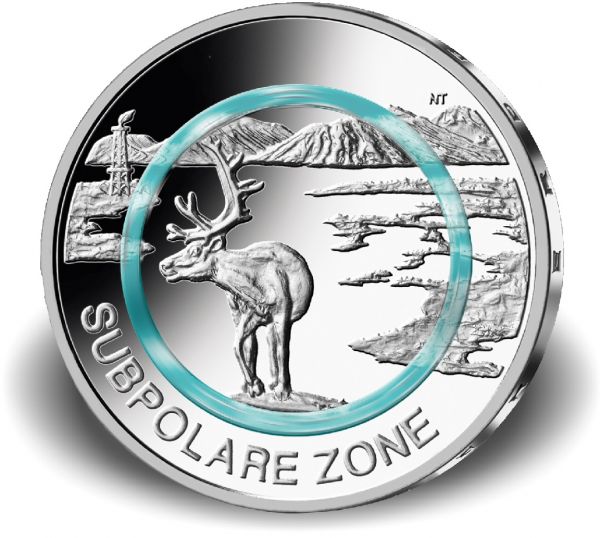 5 Euro DE Subpolare Zone 2020 CN St