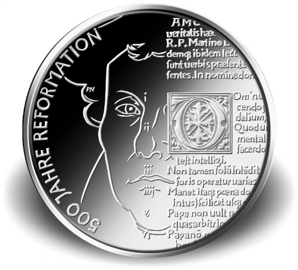 20 € DE "500 Jahre Reformation" 2017 Silber St -A-
