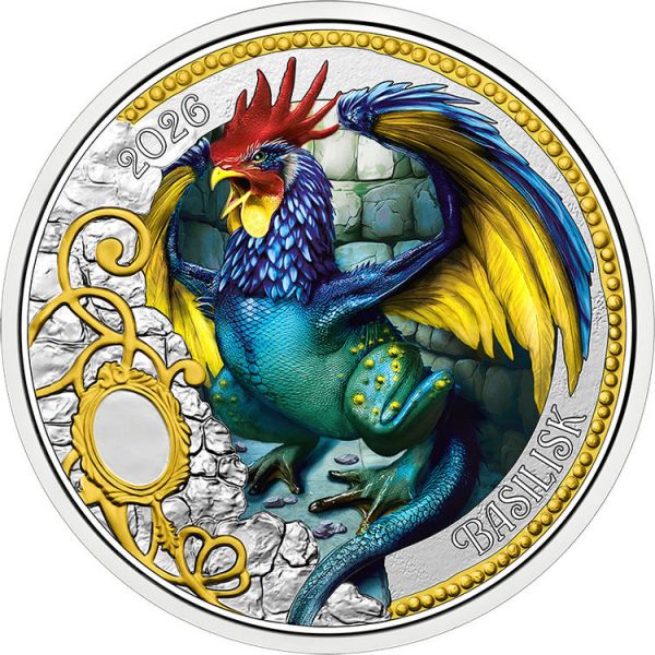 3 Euro Österreich Fabelwesen - Der Basilisk 2026 vz