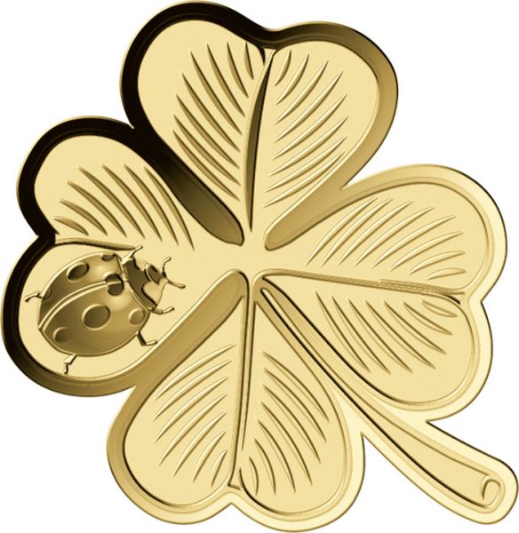 Kleeblatt Shape Gold