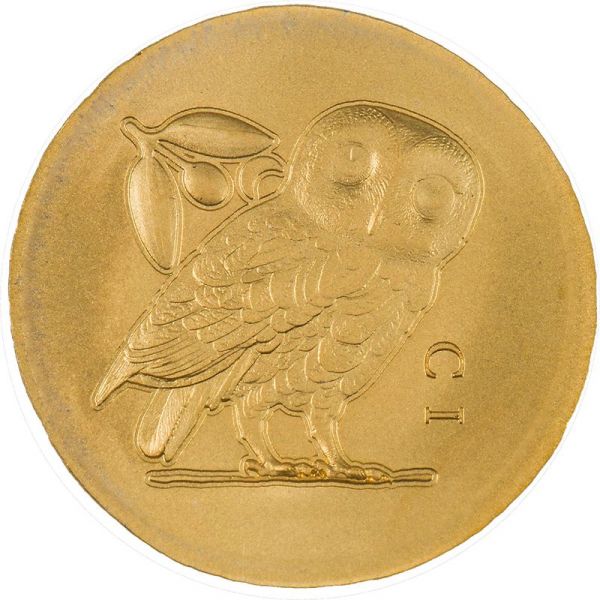 5 Dollars Cook Islands Athena´s Owl 2022 Gold SF