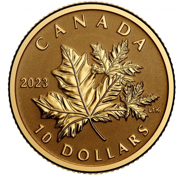 10 Dollars Kanada Everlasting Maple 2023 Gold RP