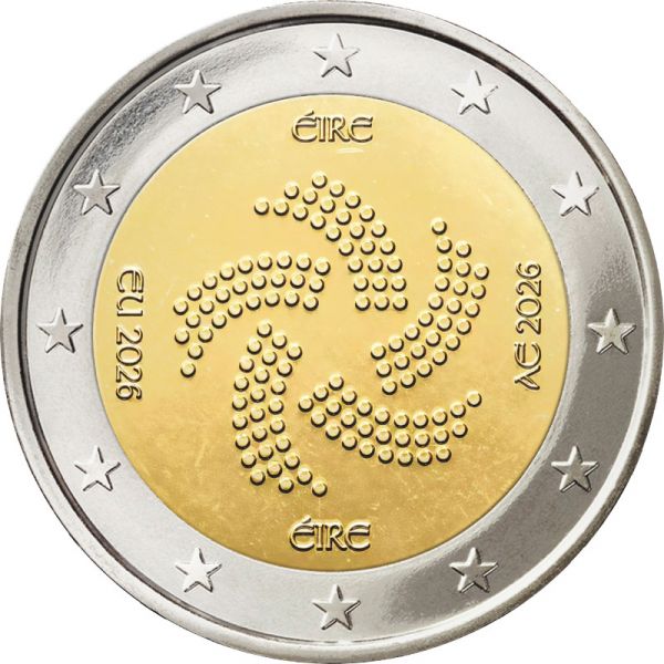 2 Euro Irland EU-Ratspräsidentschaft 2026 CN bfr